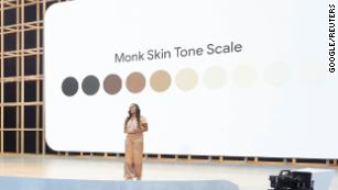 Google will use the Monk skin tone scale to train its AI products to recognize a wider range of complexions.